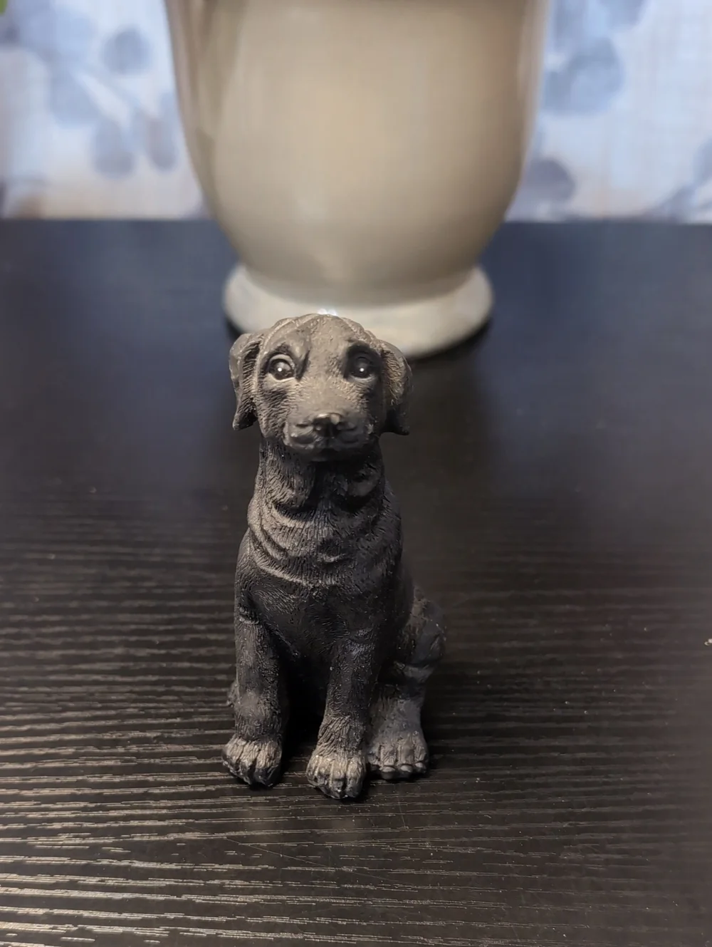 Black Dog Figurine Decorative Pet Statue
